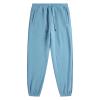 Mens Lightweight Sweatpants Loose Fit Open Bottom Mesh Athletic Pants with Zipper Pockets Blue view 1