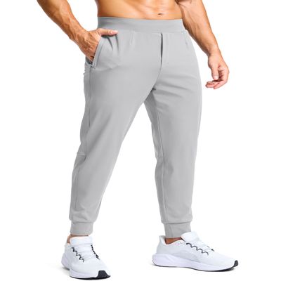Men's Golf Joggers Pants with Zipper Pockets Stretch Sweatpants Slim Fit Track Pants Joggers for Men Work Running (Gull Gray, XS)