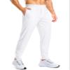 G Gradual Men's Golf Joggers Pants with Zipper Pockets Stretch Sweatpants Slim Fit Track Pants Joggers for Men Work Running (White, XS)