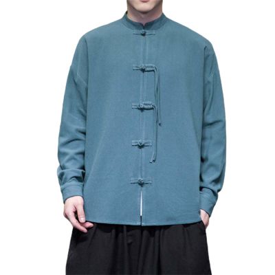 Men Chinese Traditional Tang Shirt Tai Chi Kung Fu Frog Button Top Kung Fu Jacket Clothing Chinese Traditional Tai Chi Qi Gong Martial Arts Cloths Apparel Clothing