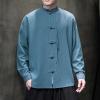 Men Chinese Traditional Tang Shirt Tai Chi Kung Fu Frog Button Top Kung Fu Jacket Clothing Chinese Traditional Tai Chi Qi Gong Martial Arts Cloths Apparel Clothing view 4