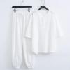 Mens 2 Piece Outfit Casual 3/4 Sleeve T Shirts and Beach Loose Jogger Pant Sets Hawaiian Matching Set Summer 2 Piece Outfits Sportwear Ladies Fall Winter Clothing view 2