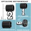 Willtok Number - 2 Pendants for Baseball Necklaces, Pick Your Number -2 for Baseball Necklace Rope, Sport Outdoors Pendants for Sports Fan Necklaces view 2