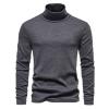 Men Turtleneck T Shirts Long Sleeve Slim Fit Shirt Ribbed Thermal Tops Lightweight Pullover Tee S-XXL Hawaiian Shirt for Men Male Summer Solid T Shirt Blouse High Collar Turtleneck Short Sleeve Tops T Shirt Turtleneck Sweaters Slim Fit Basic Knitted  view 1