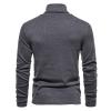Men Turtleneck T Shirts Long Sleeve Slim Fit Shirt Ribbed Thermal Tops Lightweight Pullover Tee S-XXL Hawaiian Shirt for Men Male Summer Solid T Shirt Blouse High Collar Turtleneck Short Sleeve Tops T Shirt Turtleneck Sweaters Slim Fit Basic Knitted  view 2