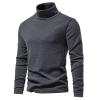 Men Turtleneck T Shirts Long Sleeve Slim Fit Shirt Ribbed Thermal Tops Lightweight Pullover Tee S-XXL Hawaiian Shirt for Men Male Summer Solid T Shirt Blouse High Collar Turtleneck Short Sleeve Tops T Shirt Turtleneck Sweaters Slim Fit Basic Knitted  view 3