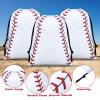 Hosuly 24 Pcs Baseball Drawstring Gift Bags Bulk Sports Goodie Candy Backpack 10 x 7 Inch for Party Favor Supplies view 2