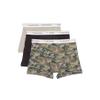 Calvin Klein Kids Boys' Modern Cotton Boxer Brief Underwear 3-Pack, Camo/Black/Grey, Small view 2