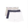 Calvin Klein Kids Boys' Modern Cotton Boxer Brief Underwear 3-Pack, Heather Grey/Heather Blue/White, Large view 1