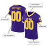 Custom Football Jersey Personalized Team Name Number Practice Jerseys Customized Football Shirt for Men Women Youth Purple,Gold,White view 2
