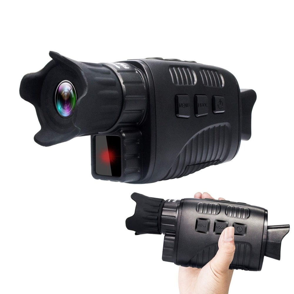 GOYOJO NV3185 HD 1080P Monocular Night Vision Device Infrared 4X Digital Zoom Hunting Telescope Outdoor Use Full Dark 300m