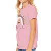 Rainbow Be Kind Kids' T-Shirt - Be Kind Print - Inspirational Stuff - Pink, L(14/16) view 2