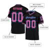 Custom Football Jersey Personalized Team Name Number Practice Jerseys Customized Football Shirt for Men Women Youth Black,Pink,Blue view 2