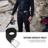 QANYEGN Snorkeling Weighted Belt, Diving Weighted Belt, Harness Buckle Belt with Stainless Steel Quick Release Buckle for Diving, Snorkeling view 2