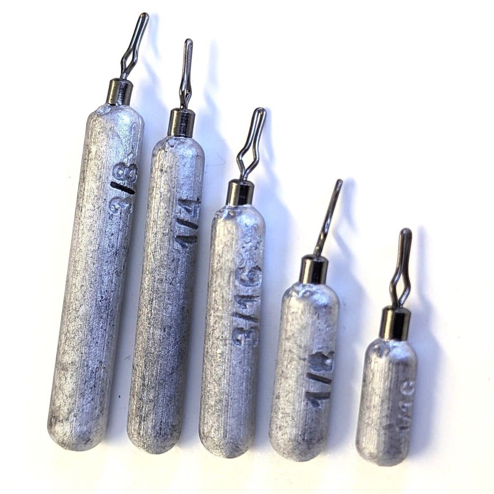 100 Count Drop Shot Sinkers Weights Lead Fishing Weight (1/16oz)