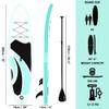 SUDOO Inflatable Stand Up Paddle Board 10'x30 x6 Ultra-Light SUP Stand-Up Paddleboard for Adults & Youth with Backpack, Pump, Paddle, Coil Leash, Triple Fins, Repair Kit view 3