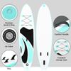 SUDOO Inflatable Stand Up Paddle Board 10'x30 x6 Ultra-Light SUP Stand-Up Paddleboard for Adults & Youth with Backpack, Pump, Paddle, Coil Leash, Triple Fins, Repair Kit view 4