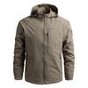 Ymosrh Jackets for Men, Windproof Waterproof Lightweight Mountain Sport Jacket Men Hooded Windbreaker Raincoat Jacket Mens Big and Tall Jackets Trench Coat Long Jacket Coats (XL, Khaki) view 1