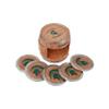 FOCO Michigan State Spartans NCAA 5 Pack Barrel Coasters view 3