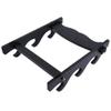 Refeng Sword Wall Mount, Sword Hook, High Grade Hook Sword Rack, Solid Wood Two Tier Wall Mounted Samurai Sword Display Rack for Katana Short Sword Sword Weapon Rack(Black) view 2