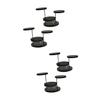 LIFKOME 2sets 3-tier Jewelry Display Rack Acrylic Rotating Stand Necklace Ring Earring Storage Fashion and Functional 2pcs*2 view 1