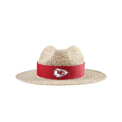 FOCO Kansas City Chiefs NFL Team Color Band Straw Hat