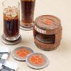 FOCO Clemson Tigers NCAA 5 Pack Barrel Coasters view 2