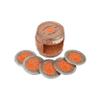 FOCO Clemson Tigers NCAA 5 Pack Barrel Coasters view 3