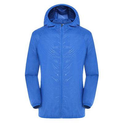 Ymosrh Waterproof Jacket, Coat with Hood Lightweight Jacket Raincoat for Golf Cycling Windbreaker Mens Overcoat Jaket para Hombre 2023 Hoodies Men Jacket Tall Big Hoodies Overcoat (S, Blue)