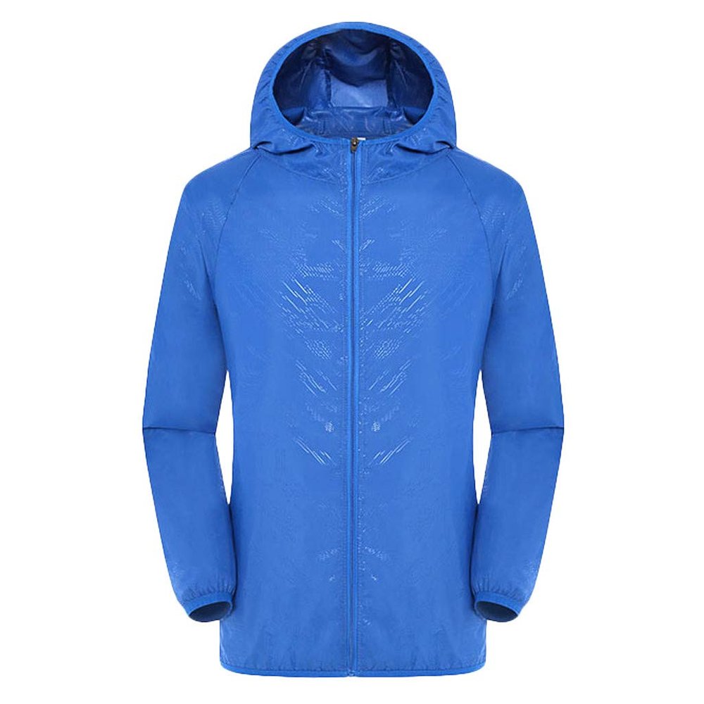 Ymosrh Waterproof Jacket, Coat with Hood Lightweight Jacket Raincoat for Golf Cycling Windbreaker Mens Overcoat Jaket para Hombre 2023 Hoodies Men Jacket Tall Big Hoodies Overcoat (S, Blue)
