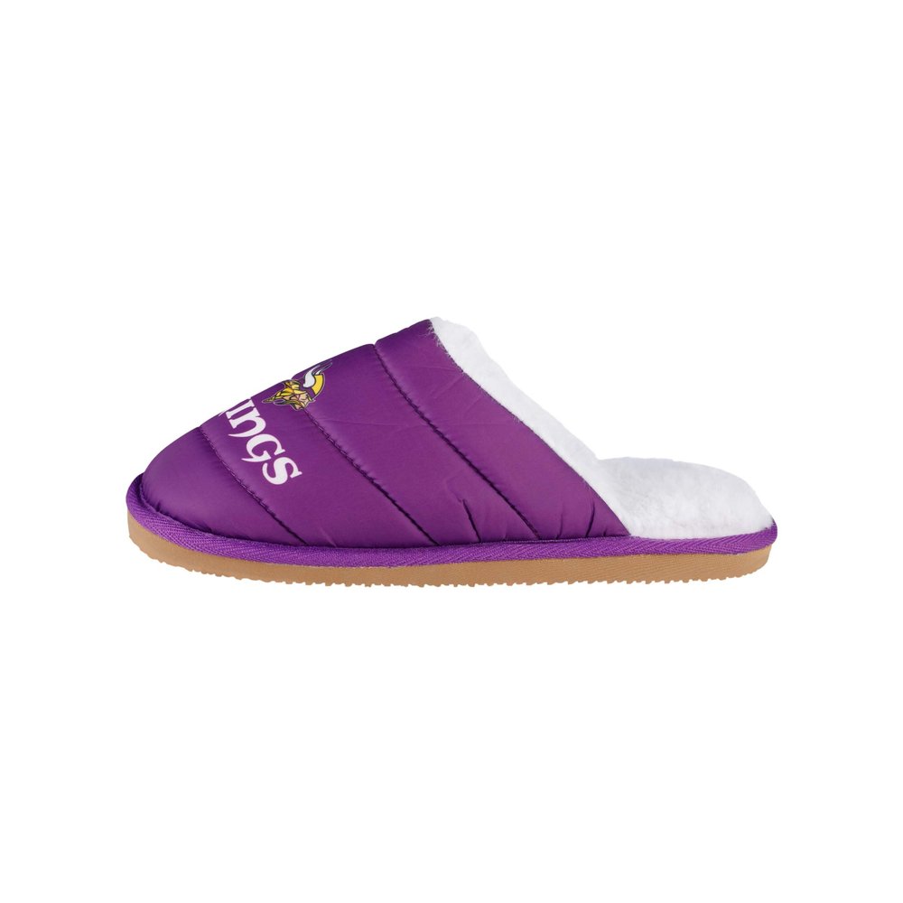 FOCO Minnesota Vikings NFL Mens Big Logo Mule Slipper - XL