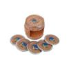 FOCO Golden State Warriors NBA 5-Pack Barrel Coaster Set view 3