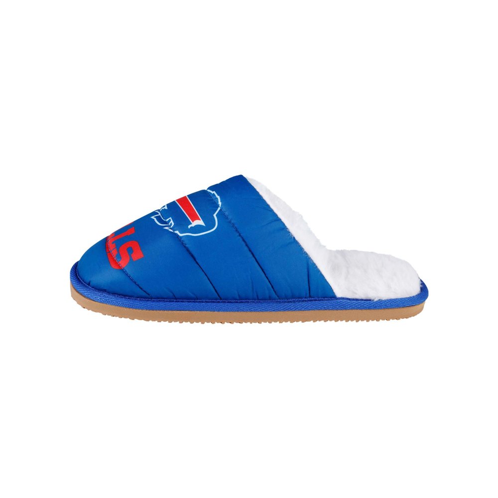 FOCO Buffalo Bills NFL Mens Big Logo Mule Slipper - L
