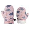 Fynnsure Toddler Mittens Baby Waterproof Snow Gloves Kids Ski Snow Gloves Cold Weather Mittens for Boys Girls Pink Dinosaur 2-4 Years view 1