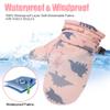 Fynnsure Toddler Mittens Baby Waterproof Snow Gloves Kids Ski Snow Gloves Cold Weather Mittens for Boys Girls Pink Dinosaur 2-4 Years view 3