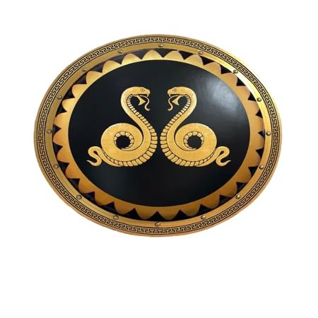 Better Buy Handicraft Medieval Authentic Greek Hoplite Double Snake 24 Inch Shield