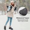 Ecetana Womens Winter Boots Snow Shoes Waterproof Warm Fur Lined Booties Slip on Ankle Boots for Walking view 2