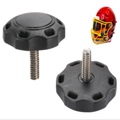 MOTAIN Thumb Screws Compatible for Riddell SpeedFlex Football Helmet,2 Pack Visor Clips Thumb Screws Fits Kids/Youth/Adult Helmet