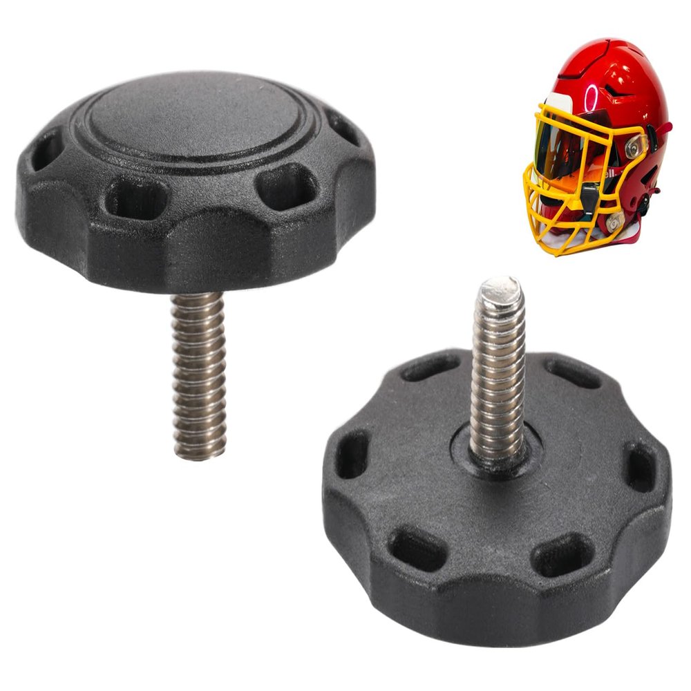 MOTAIN Thumb Screws Compatible for Riddell SpeedFlex Football Helmet,2 Pack Visor Clips Thumb Screws Fits Kids/Youth/Adult Helmet