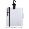 Yuecoom Diving Writing Board with Pencil, Large Underwater Writing Slate, Notepad Pencil Safety Leash & Clip, for Scuba Dive Gear Snorkeling Wordpad(147 * 183 * 3mm) view 2