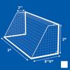 FORZA 3m x 2m Replacement Soccer Goal Net [5 Options] - Single Or Pair (Pair, Standard, Alu110) view 2