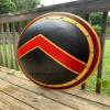 Better Buy Handicraft Medieval Round Shield Authentic Greek Sparta Odyssey Hoplite Shield view 3