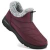 Ecetana Womens Winter Boots Snow Shoes with Warm Fur Lined Waterproof Booties Slip on Outdoor Ankle Boots Comfortable view 1