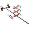 loibinfen Adjustable Boat Trailer, 352.74 lb Load Capacity, Stainless Steel Boat Launching Wheels Hand Dolly for Small Inflatable Boat Trailer view 2