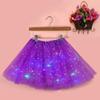 Adult Tutus for Women Tulle Skirt Tutu Skirt 80s Tutu Womens Halloween Tutu for Women 3 Layered Sequins Tutu Skirts for Women Purple view 2