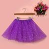 Adult Tutus for Women Tulle Skirt Tutu Skirt 80s Tutu Womens Halloween Tutu for Women 3 Layered Sequins Tutu Skirts for Women Purple view 3