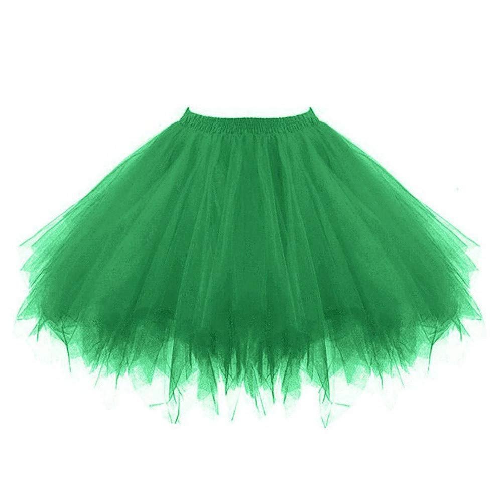 Tutus for Women 3 Layered Adult Tutu Skirts for Women Halloween Tutu for Women Tutu Skirt 80s Tutu Womens Tulle Skirt Green