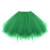 Tutus for Women 3 Layered Adult Tutu Skirts for Women Halloween Tutu for Women Tutu Skirt 80s Tutu Womens Tulle Skirt Green view 2