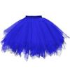 Tutus for Women Tulle Skirt 3 Layered Adult Tutu Skirts for Women Tutu Skirt 80s Tutu Womens Halloween Tutu for Women Blue view 1