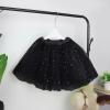 Tulle Skirts for Women Glitter Tulle Princess Dance Skirts Ballet Tutu Fashion Adult Costume Bottoms for Halloween Cosplay Black view 4